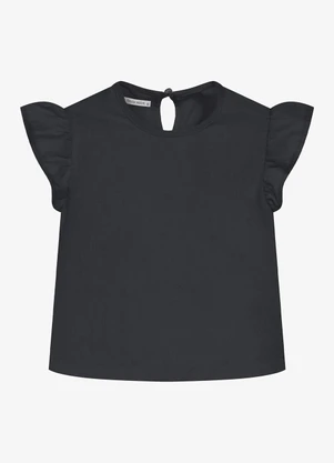 Trick Nick - Conjunto Infantil Blusa com Pantacourt Preto - TRICK NICK