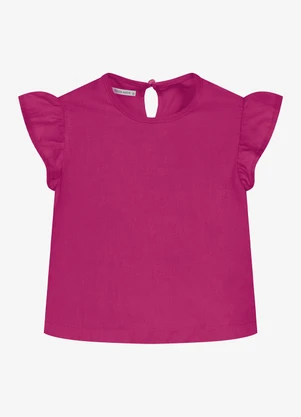 Trick Nick - Conjunto Infantil Blusa com Pantacourt Rosa - TRICK NICK