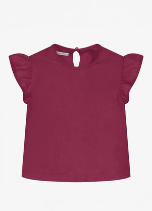 Trick Nick - Conjunto Infantil Blusa com Pantacourt Vermelho - TRICK NICK