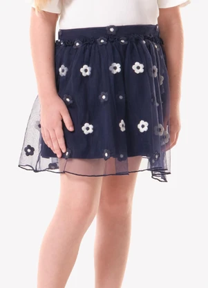 Trick Nick - Conjunto Infantil Blusa com Saia Bege - TRICK NICK