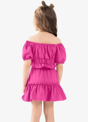 Rovi Kids - Conjunto Infantil Blusa com Saia Rosa - ROVI KIDS