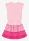 Trick Nick - Conjunto Infantil Blusa com Saia Rosa - variação: Rosa