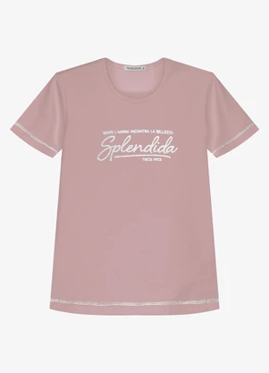Trick Nick - Conjunto Infantil Blusa com Saia Rosa - TRICK NICK