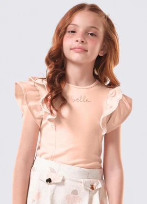 Trick Nick - Conjunto Infantil Blusa com Saia Rosa - TRICK NICK