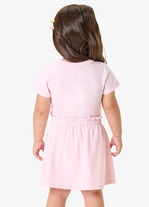 Rovi Kids - Conjunto Infantil Blusa com Saia Rosa - ROVI KIDS