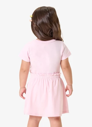 Rovi Kids - Conjunto Infantil Blusa com Saia Rosa - ROVI KIDS