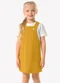 Trick Nick - Conjunto Infantil Blusa com Salopete Rosa - variação: Amarelo