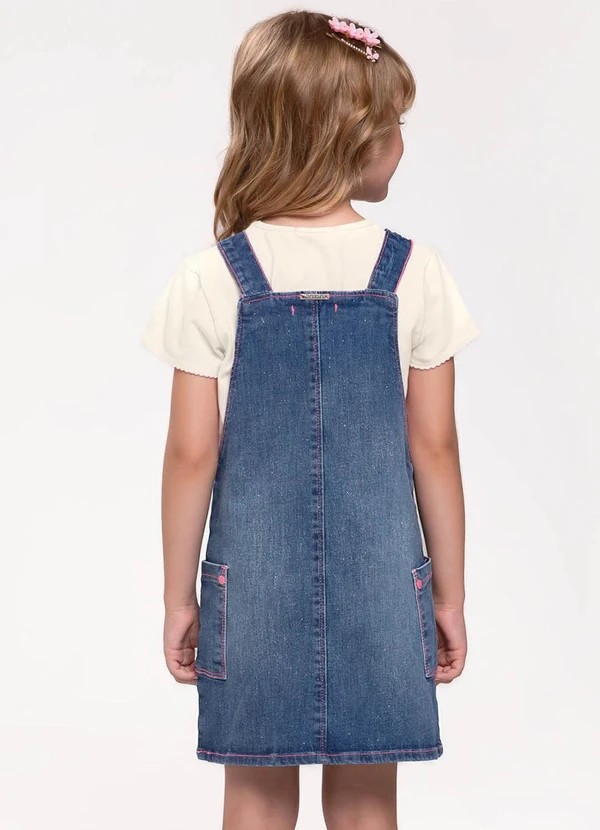 Trick Nick - Conjunto Infantil Blusa com Salopete Azul 2