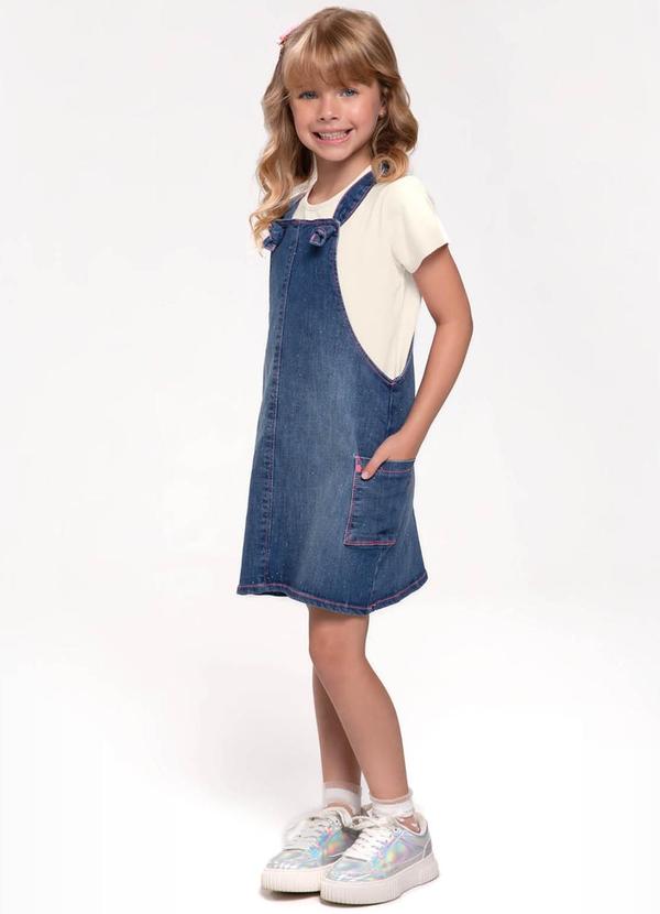 Trick Nick - Conjunto Infantil Blusa com Salopete Azul 3