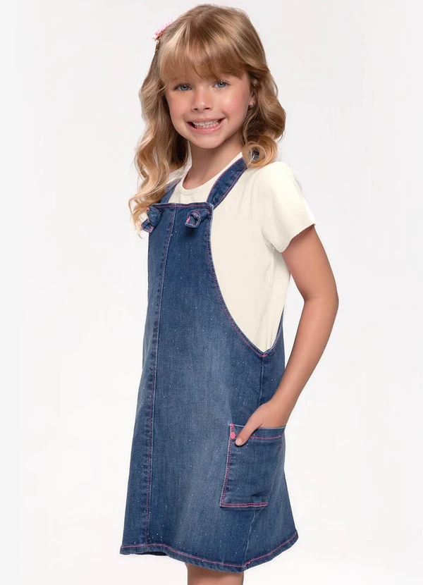 Trick Nick - Conjunto Infantil Blusa com Salopete Azul 4