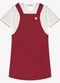 Trick Nick - Conjunto Infantil Blusa com Salopete Amarelo - variação: Vermelho