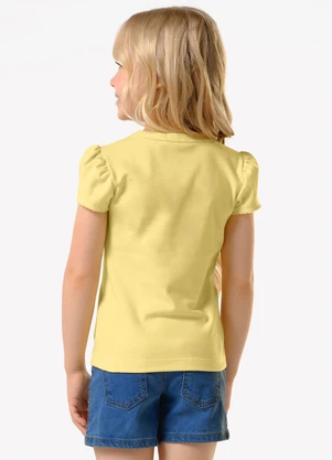 Trick Nick - Conjunto Infantil Blusa com Shorts Amarelo - TRICK NICK
