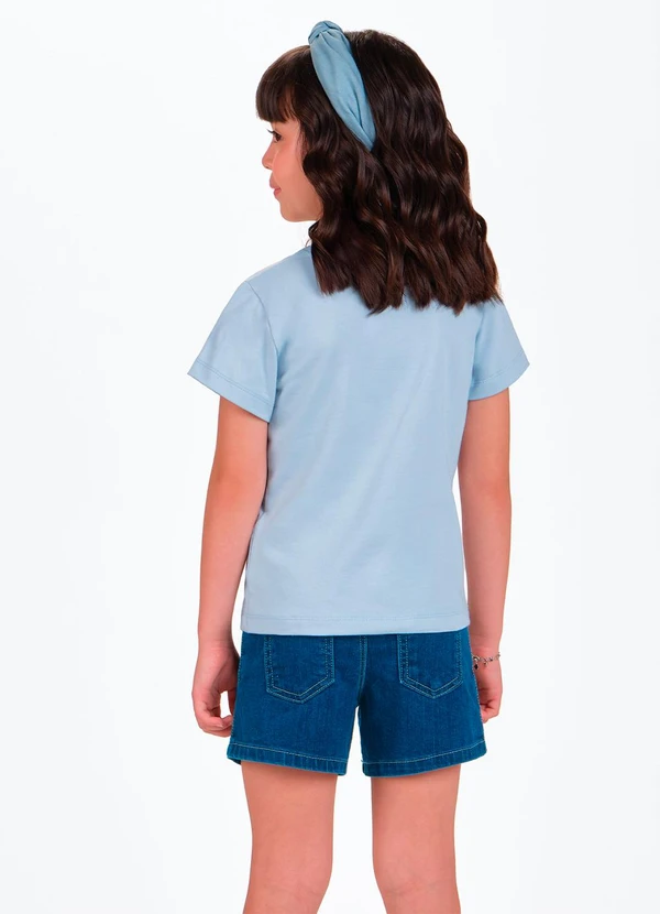 Trick Nick - Conjunto Infantil Blusa com Shorts Azul 2