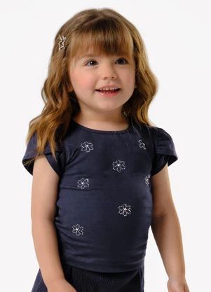 Trick Nick - Conjunto Infantil Blusa com Shorts Azul - TRICK NICK