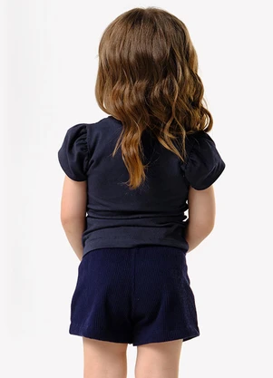 Trick Nick - Conjunto Infantil Blusa com Shorts Azul - TRICK NICK