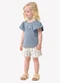 Trick Nick - Conjunto Infantil Blusa com Shorts Azul - variação: Azul