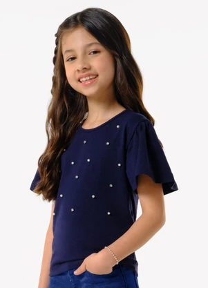 Trick Nick - Conjunto Infantil Blusa com Shorts Azul - TRICK NICK