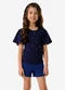 Trick Nick - Conjunto Infantil Blusa com Shorts Azul - variação: Azul