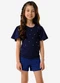 Trick Nick - Conjunto Infantil Blusa com Shorts Azul - variação: Azul