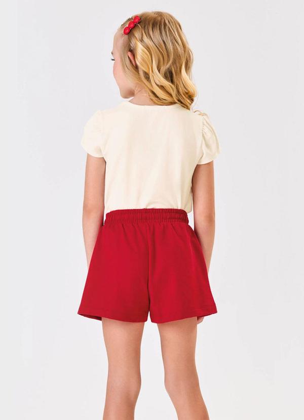 Trick Nick - Conjunto Infantil Blusa com Shorts Bege 2