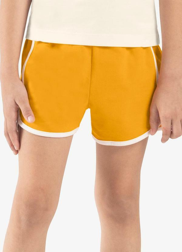 Rovi Kids - Conjunto Infantil Blusa com Shorts Bege 6