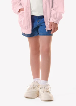 Trick Nick - Conjunto Infantil Blusa com Shorts Bege - TRICK NICK