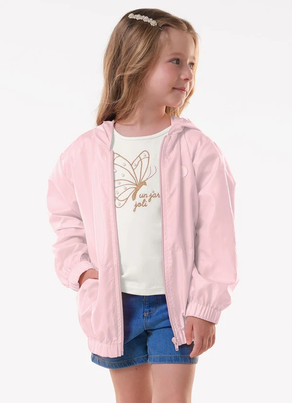 Trick Nick - Conjunto Infantil Blusa com Shorts Bege