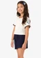 Rovi Kids - Conjunto Infantil Blusa com Shorts Azul - variação: Azul