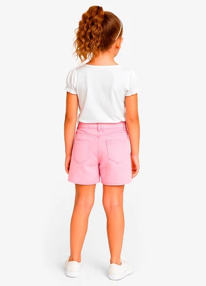 Rovi Kids - Conjunto Infantil Blusa com Shorts Branco - ROVI KIDS