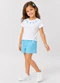 Select - Conjunto Infantil Blusa com Shorts Preto - variação: Branco
