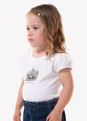 Trick Nick - Conjunto Infantil Blusa com Shorts Branco - TRICK NICK
