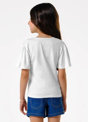 Trick Nick - Conjunto Infantil Blusa com Shorts Branco - TRICK NICK