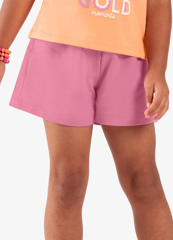Rovi Kids - Conjunto Infantil Blusa com Shorts Laranja 5