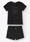 Trick Nick - Conjunto Infantil Blusa com Shorts Preto - variação: Preto