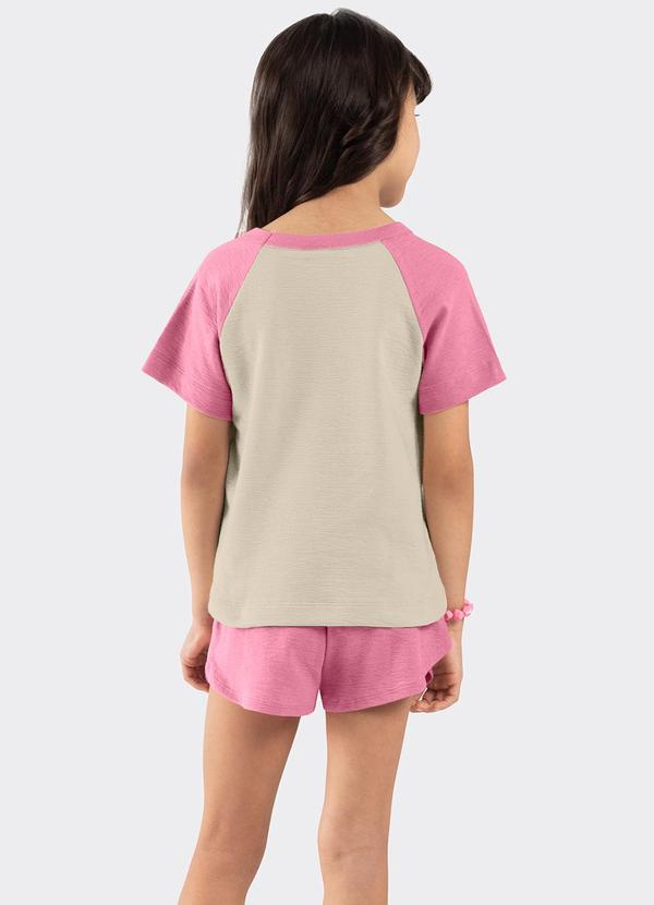 Rovi Kids - Conjunto Infantil Blusa com Shorts Rosa 2