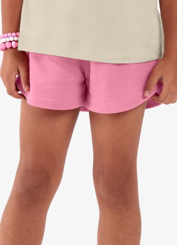 Rovi Kids - Conjunto Infantil Blusa com Shorts Rosa 5
