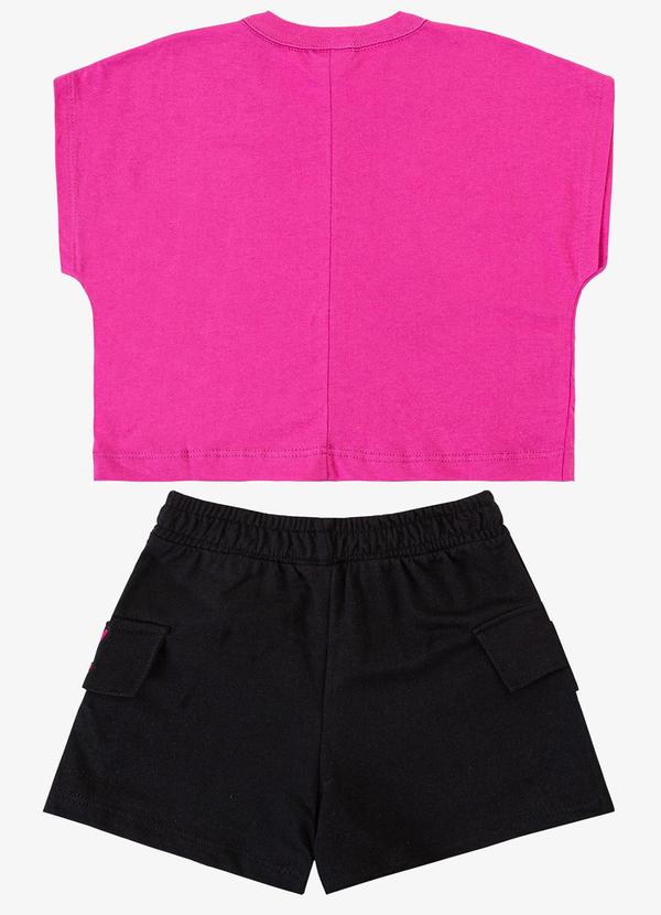 Select - Conjunto Infantil Blusa com Shorts Rosa 4