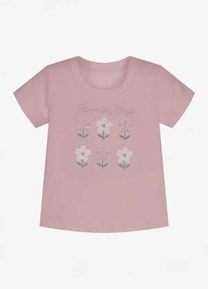 Trick Nick - Conjunto Infantil Blusa com Shorts Rosa - TRICK NICK