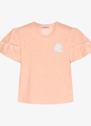 Trick Nick - Conjunto Infantil Blusa com Shorts Rosa - TRICK NICK