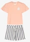 Trick Nick - Conjunto Infantil Blusa com Shorts Rosa - variação: Rosa