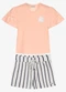 Trick Nick - Conjunto Infantil Blusa com Shorts Rosa - variação: Rosa
