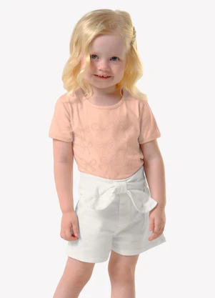 Trick Nick - Conjunto Infantil Blusa com Shorts Rosa - TRICK NICK