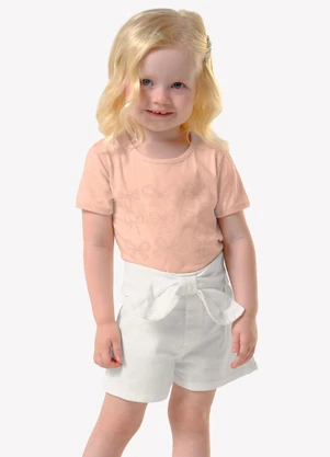 Trick Nick - Conjunto Infantil Blusa com Shorts Rosa - TRICK NICK