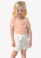 Trick Nick - Conjunto Infantil Blusa com Shorts Bege - variação: Rosa