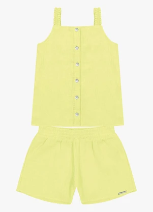 Trick Nick - Conjunto Infantil Blusa com Shorts Verde - TRICK NICK