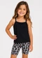 Select - Conjunto Infantil Blusa de Alça e Ciclista Preto - variação: Preto