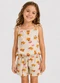 Select - Conjunto Infantil Blusa de Alça e Short Azul - variação: Bege