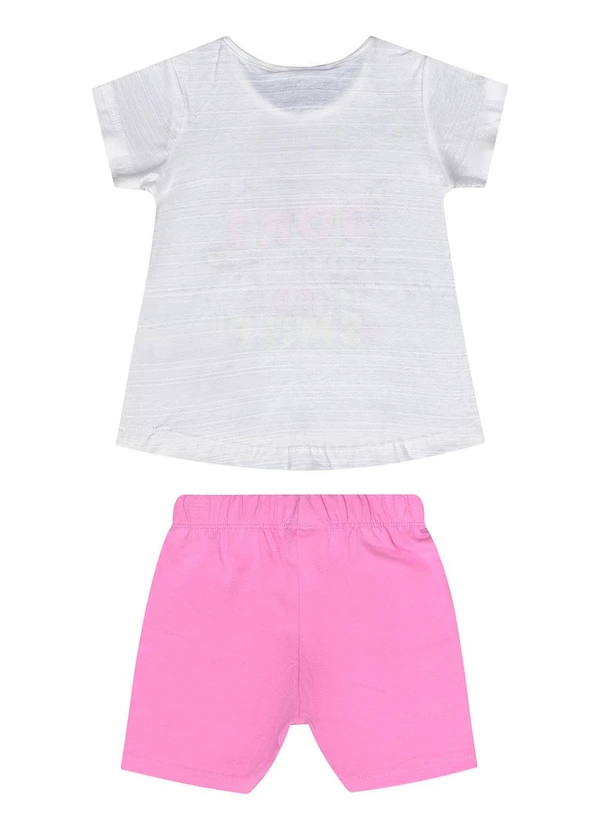 Guloseima - Conjunto Infantil Blusa e Ciclista Bege 2