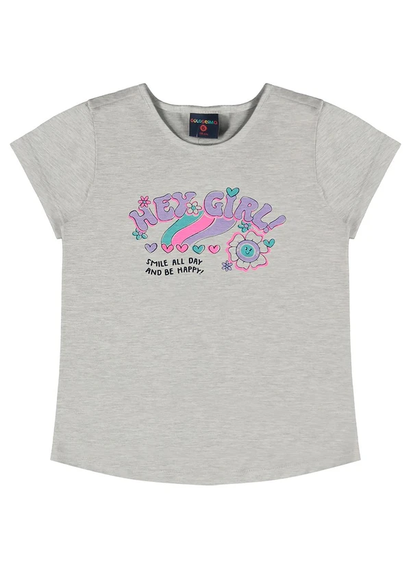 Guloseima - Conjunto Infantil Blusa e Ciclista Cinza 3