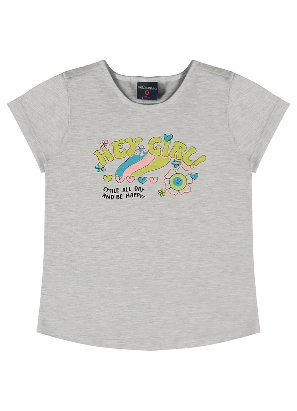 Guloseima - Conjunto Infantil Blusa e Ciclista Cinza 3